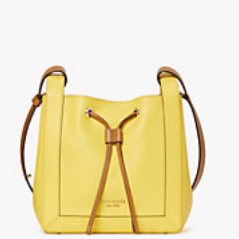 MAKE AN OFFER Kate Spade Grab Small Bucket Bag Yellow Brand New Condition W Tag